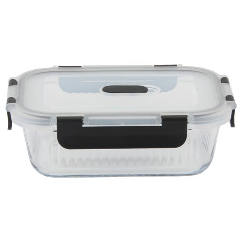 контейнер для продуктов TODELIA Классика 0,64л 17,8х13,1х6,6см прямоугольный стекло, пластик