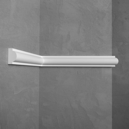 молдинг СТЕНОПОЛ 2000х10х18мм белый, арт.C7160