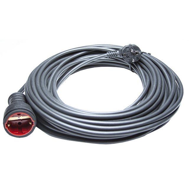 удлинитель РЕАЛЬНАЯ ЭЛЕКТРИКА 1 гнездо 30м с/з 16А IP44 3х1,5кв.мм ПВС черный