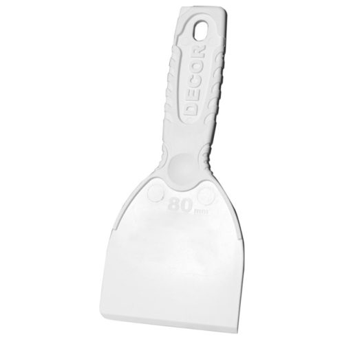 шпатель для деликатных работ DECOR 80мм пластик, арт.309-0080