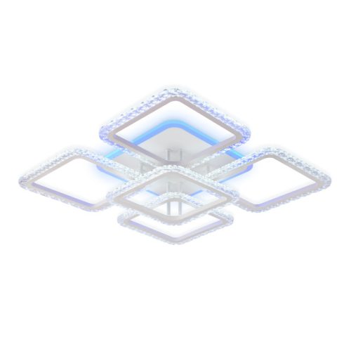 люстра потолочная AMBRELLA Acrylica LED 140Вт 6400К 8400Лм ПДУ белый
