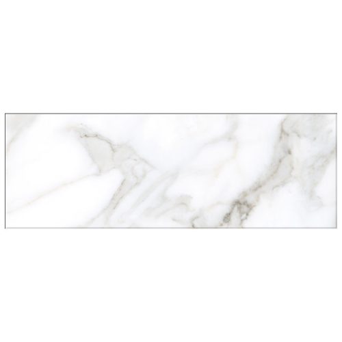 плитка настенная ELETTO Calacatta Light 24,2х70 белый мрамор