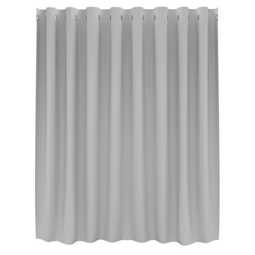 занавеска для ванной WASSERKRAFT Oder 200х200см полиэстер серая с люверсами