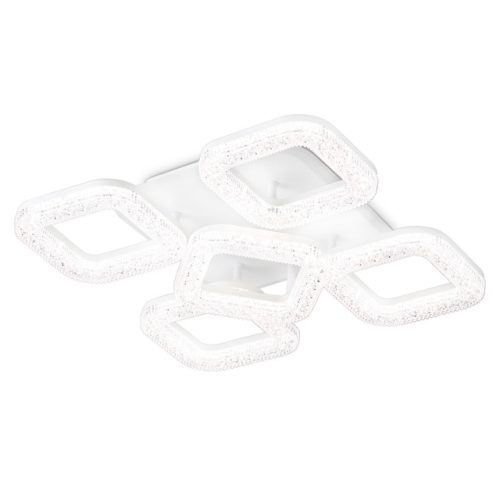 люстра потолочная AMBRELLA Acrylica LED 80Вт 6400К 6000Лм ПДУ белый