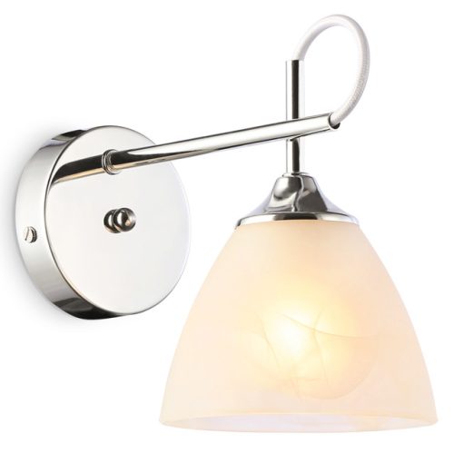 бра AMBRELLA Traditional E27 40Вт хром/белый матовый