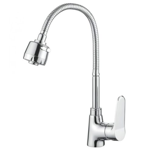 смеситель для кухни LEDEME L4361 гибкий излив 530мм хром