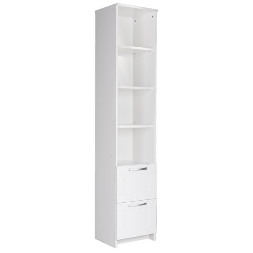 стеллаж СИРИУС 2 ящика 392x1900x348мм белый ЛДСП