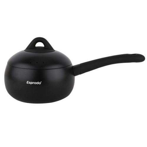 ковш ESPRADO Bola 2л 16см антипр.покр. алюминий с крышкой индукция черный