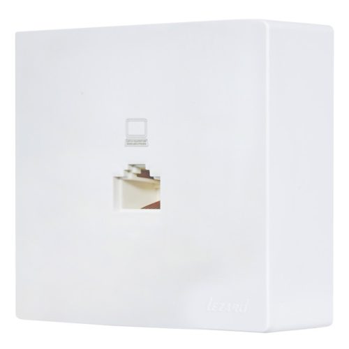 розетка компьютерная 1 пост LEZARD Leto белый