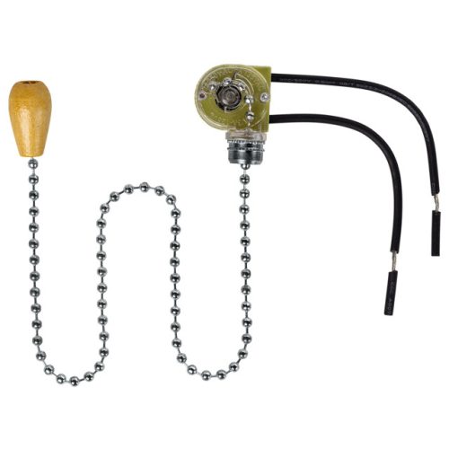 выключатель сонетка SMARTBUY с цепочкой для бра 270мм серебро