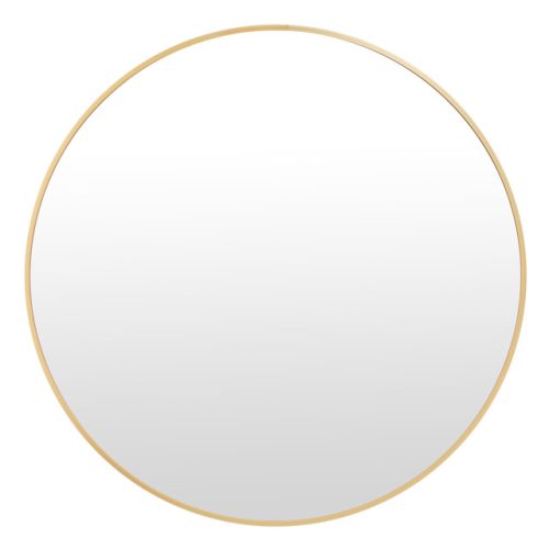 зеркало круглое в металлической раме ROUND d-80см, золотой