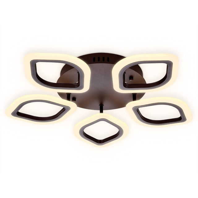 люстра потолочная AMBRELLA Acrylica LED 60Вт 6400К 4500Лм ПДУ кофе