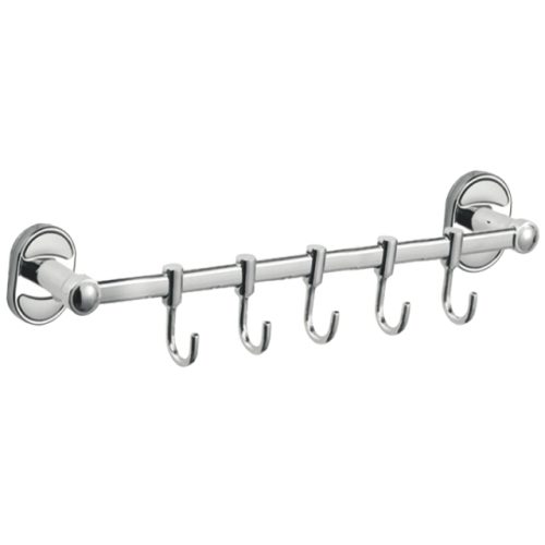 полотенцедержатель с 5 крючками 350мм LEDEME One L1915-5