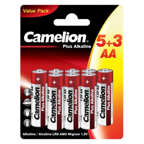 батарейка CAMELION Plus Alkaline LR6 5+3  АА 1.5В