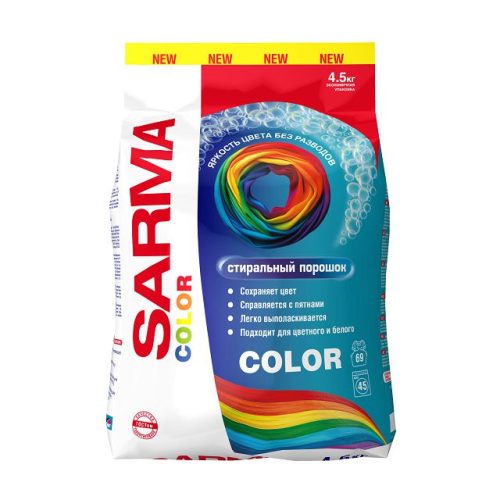 порошок стиральный SARMA Color 4.5кг