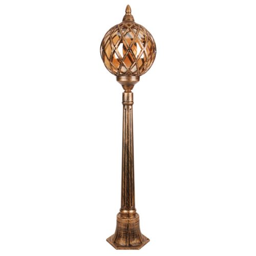 светильник уличный столб DE FRAN Marrakesh 100Вт Е27 IP44 черненное золото