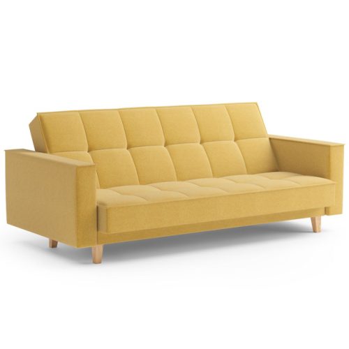 диван-книжка Сканди 1220х1060х900мм рогожка желтый