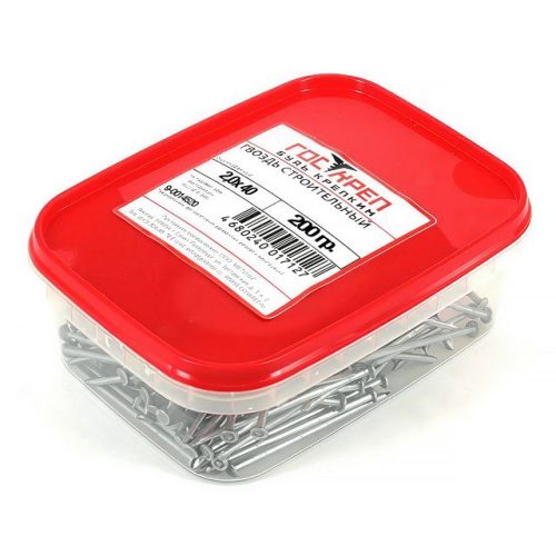 гвозди строительные оцинкованные 2,0х40мм 0,2кг