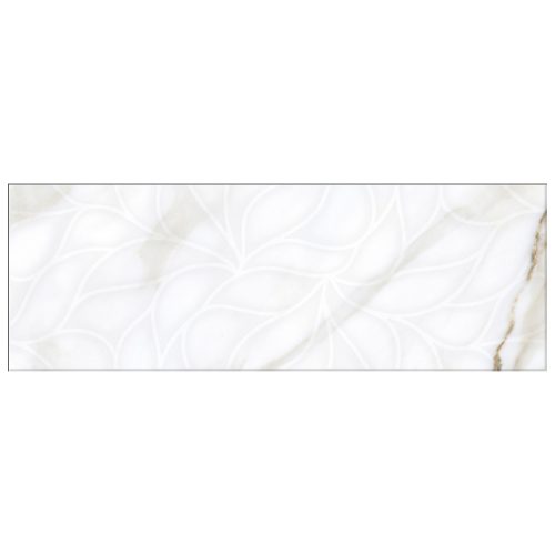 плитка настенная ELETTO Calacatta Light Struttura 24,2х70 белый мрамор