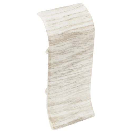 соединитель для плинтуса ПВХ RICO Leo 56мм Ясень серый 2шт.