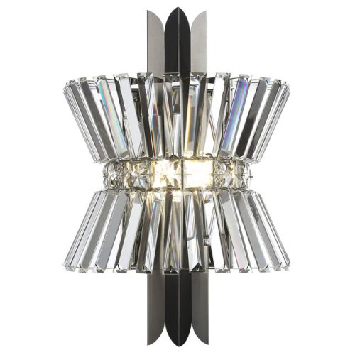 бра AMBRELLA High Light E14х2 40Вт черный/прозрачный