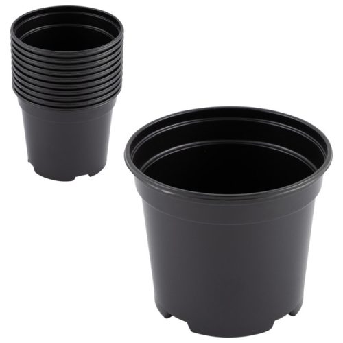набор пластиковых горшков для рассады 10шт круглый 11х8,3х9,3см