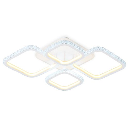 люстра потолочная AMBRELLA Acrylica LED 108Вт 6400К 8100Лм ПДУ белый