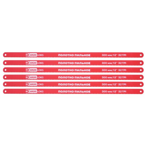 полотно пильное UGO LOKS 300мм 32tpi 6шт