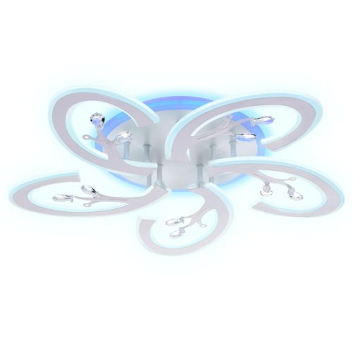 люстра потолочная AMBRELLA Acrylica LED 120Вт 6400К 9000Лм ПДУ белый