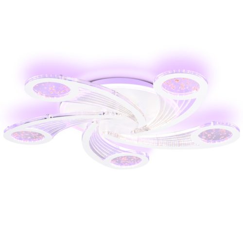 люстра потолочная AMBRELLA Acrylica LED 98Вт 3000K/4200K/3000K+6400K белый
