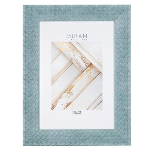 фоторамка МИРАМ 150х210мм голубая пластик