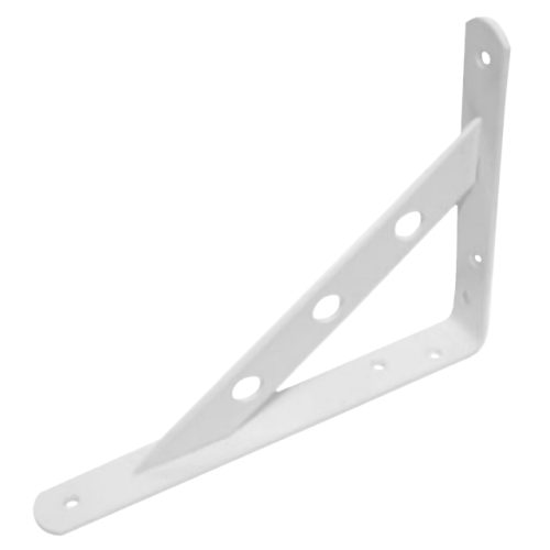 консоль силовая Альфа 250х350х28мм 50кг белый