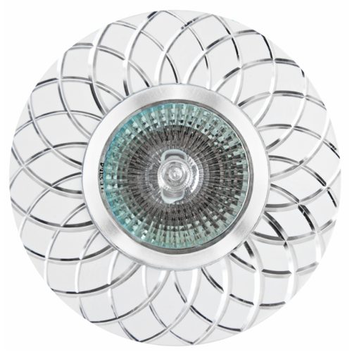 светильник встраиваемый DE FRAN Strange с патроном GU5.3 металлик