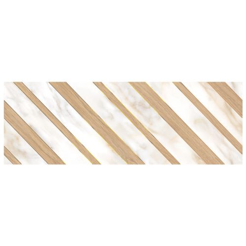 декор настенный ELETTO Calacatta Oro Chevron 24,2х70 дерево