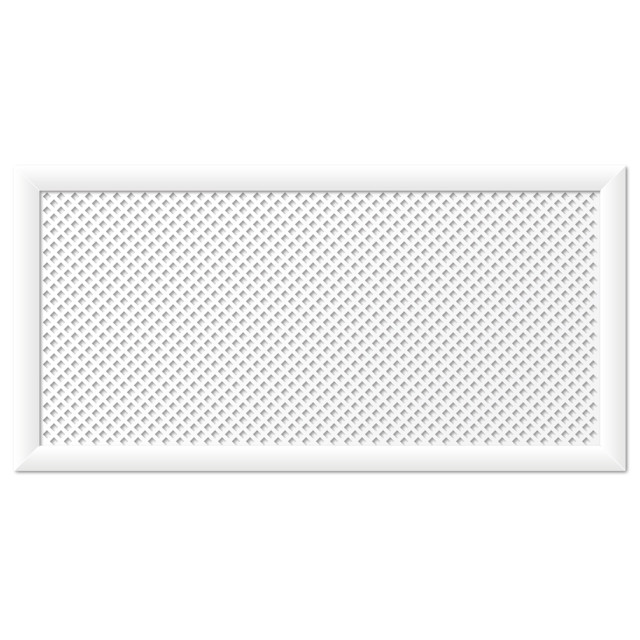 экран для радиатора Глория 120х60см белый