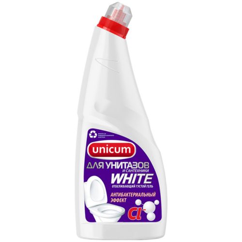 средство для туалета UNICUM White гель 750мл