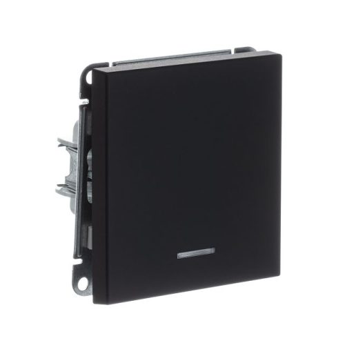 выключатель 1-клавишный SYSTEME ELECTRIC Art Gallery сх.1 16А карбон