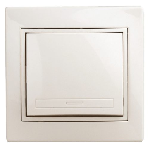 выключатель 1-клавишный INTRO Plano слоновая кость