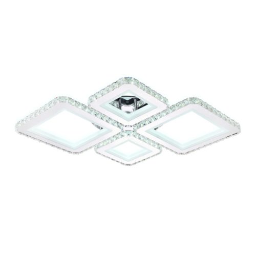 люстра потолочная AMBRELLA Acrylica LED 108Вт 6400К 8175Лм ПДУ хром