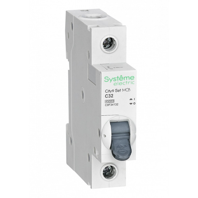 выключатель автоматический SE CITY9 1P 32А тип С 4,5kA