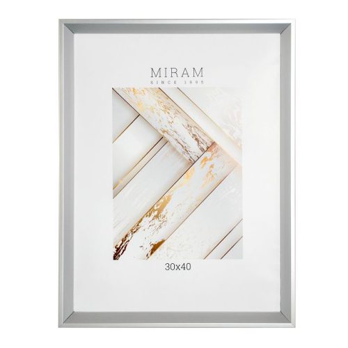 фоторамка МИРАМ 300х400мм серебро пластик