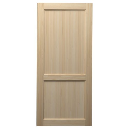 полотно дверное ДВ-2Ф8 глухое 200х90см массив сосны экстра без покрытия с выборкой под защёлку