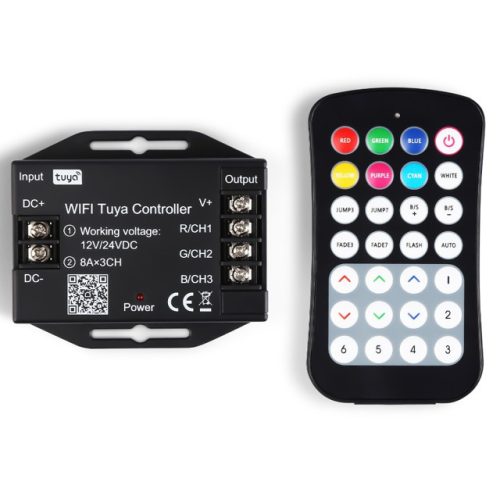 контроллер AMBRELLA RGB WIFI Tuya 288-576Вт 12-24В IP20 радио пульт