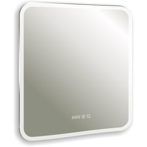 зеркало для ванной SILVER MIRRORS Стив 60х70см сенсор подогрев часы