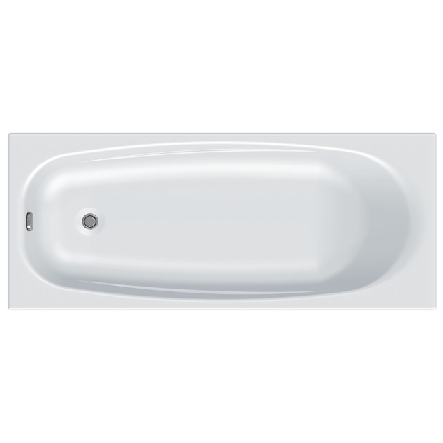 ванна абс/пмма OVIVA Base Mini 170х70х40см без панели ножек