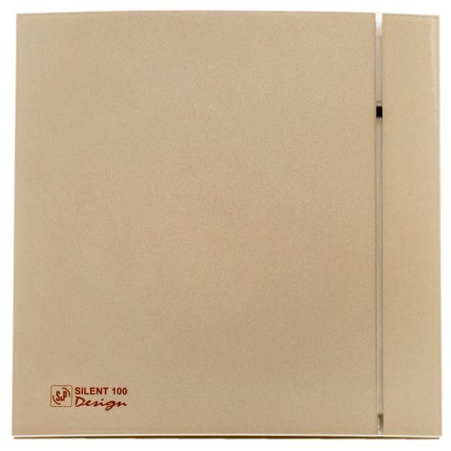 вентилятор фланцевый S&P Silent 100 CZ CHAMPAGNE DESIGN бежевый