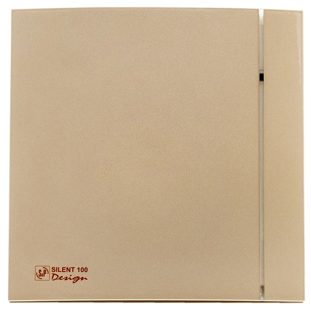 вентилятор фланцевый S&P Silent 100 CZ CHAMPAGNE DESIGN бежевый