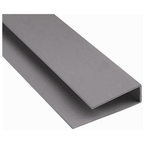 профиль окантовочный для панелей 3мм серый 2,5м ПВХ
