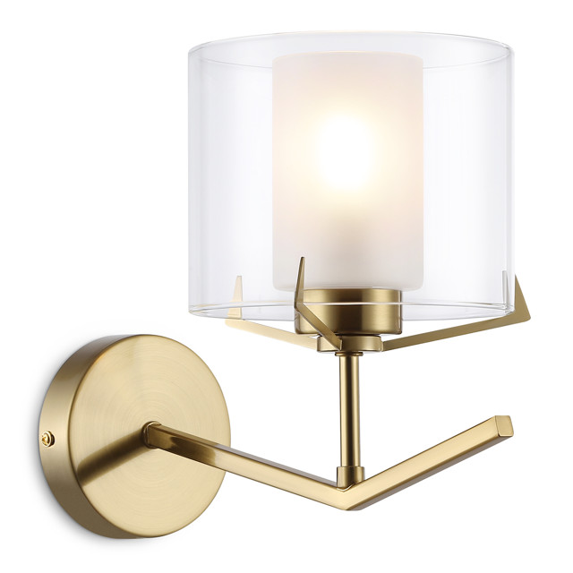 бра AMBRELLA High Light E14 40Вт латунь/белый матовый