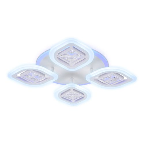 люстра потолочная AMBRELLA Acrylica LED 69Вт 6400К 5175Лм ПДУ белый